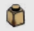 Brick 1 x 1 stone