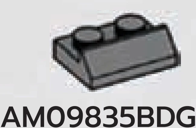 Slope plate 2 x 1 in Gray, Dark (Flake)