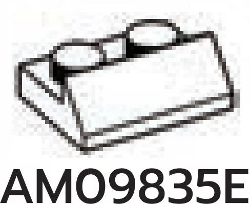 Slope plate 2 x 1 in White
