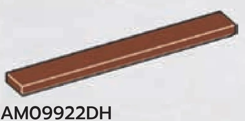 Tile 1 x 8 in Brown