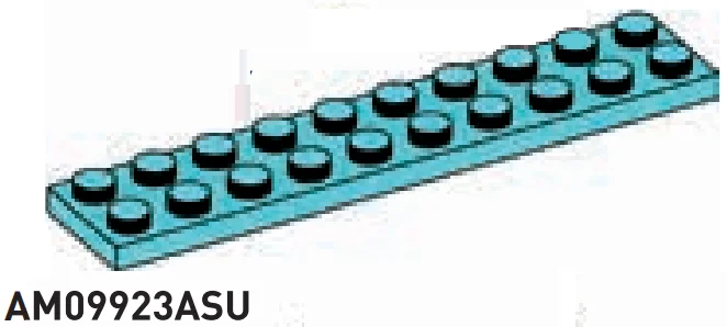 Plate 2 x 10 in Teal