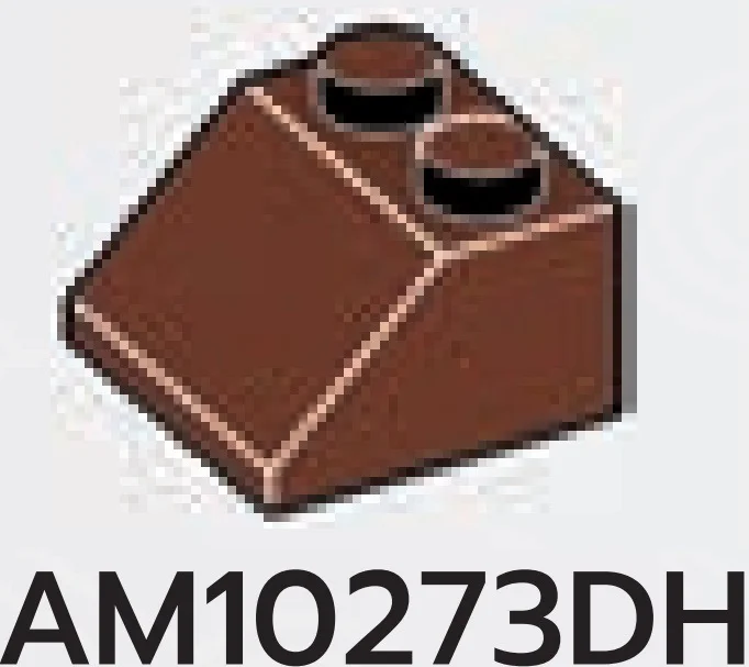 Slope 45 2 x 2 in Brown