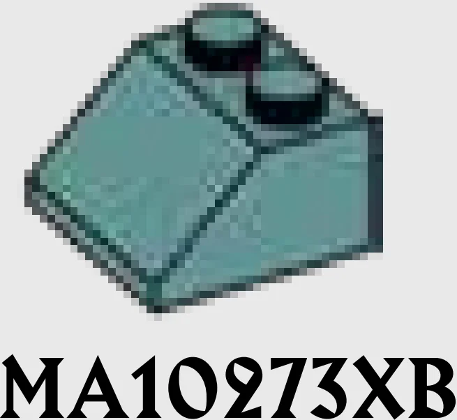 Slope Brick 45 2 x 2 in Blue, Pale Ocean