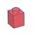 Brick 1 x 1 in Red