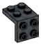 Bracket 2 x 2 - 2 x 2 with studs in Metal, Iron (Metallic)