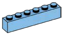 Brick 1 x 6