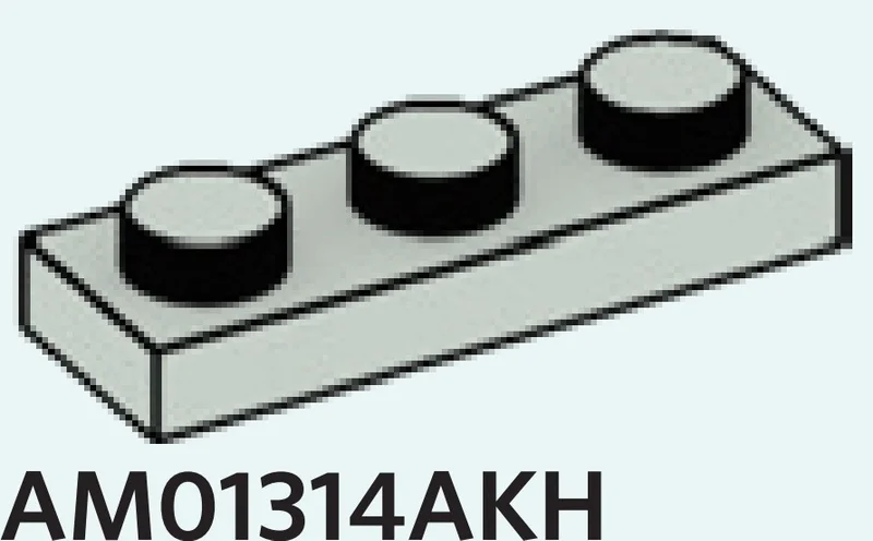Plate 1 x 3