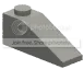 Slope brick 33 1 x 3 in Gray, Light (Metallic)