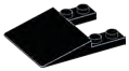Slope plate 4 x 1 x 5 in Black