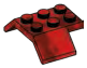 Slope panel 45 2 x 3 double in Red (Camo)