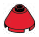 Cone 2 x 1 x 2, four holes in Red, Flame