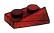 Slope plate 2 x 1, double-sloping, right in Red (Camo)