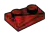 Slope plate 2 x 1, double-sloping, left in Red (Camo)