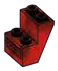 Slope Inverted Brick 65 2 x 2 x 2 inverse in Red (Camo)