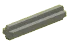 Connector: axle 3 studs long, squared rod in Gray, Tarnished (Metallic Camo)