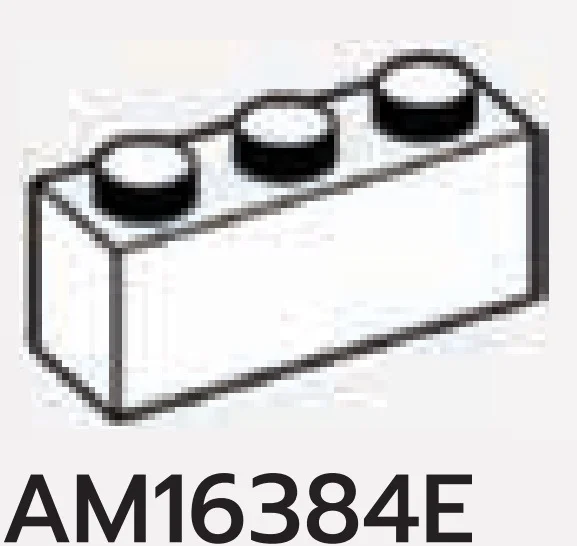 Brick 1 x 3 in White