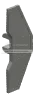 Weapon, Firearm: blast deflector, light, horizontal clip in Green, Light Olive Drab (Metallic)