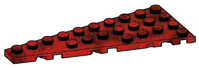 Wedge Plate 4 x 10 - Right in Red (Camo)