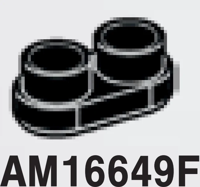 Plate Modified Round 1 x 2 Connector: female:female, type 01 in Black