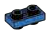 Plate 1 x 2 Connector: male:male
