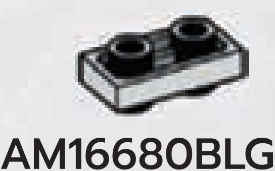 Plate 1 x 2 Connector: male:male in Gray, Dull