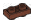 Plate 1 x 2 Connector: male:male in Brown, Reddish