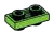 Plate 1 x 2 Connector: male:male in Green, Soft Grass
