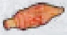 Scenery piece: flame 1 x 1 on small pin in Orange, Reddish (Translucent)