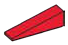 Slope brick 25 1 x 4 in Red, Flame