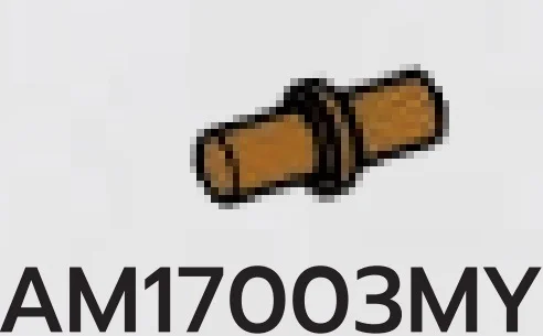 Connector: pin, small in Brown, Milk Chocolate