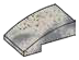 Slope brick 33 2 x 3 curved slope in Gray, Light (Camo)