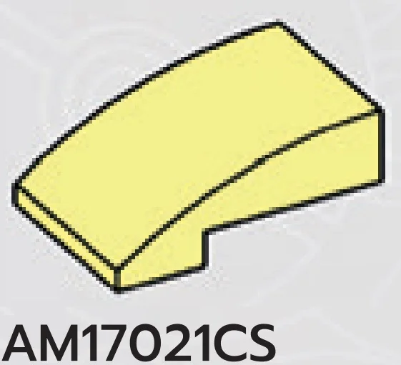 Slope brick 33 2 x 3 curved slope