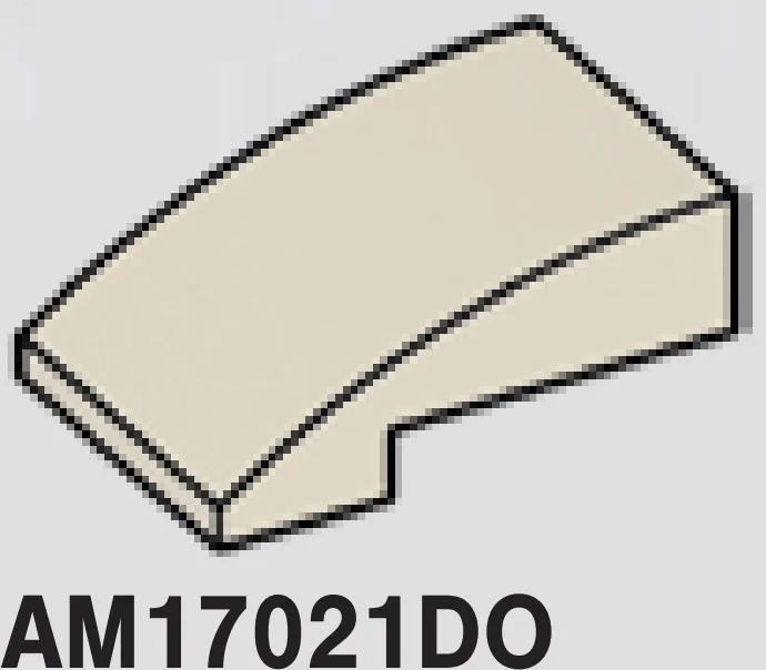 Slope brick 33 2 x 3 curved slope in Gray