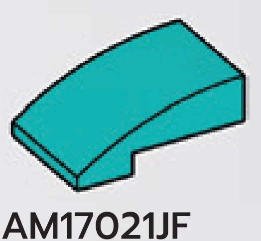 Slope brick 33 2 x 3 curved slope