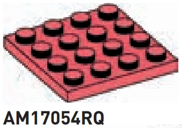 Plate 4 x 4 in Pink, Rich
