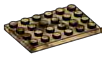 Plate 4 x 6 in Sand, Dark (Camo)