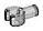 Connector: pin, short with clip