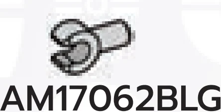 Connector: pin, short with clip in Gray, Dull
