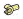 Connector: pin, short with clip in Yellow, Pastel