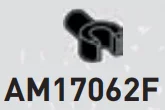 Connector: pin, short with clip in Black