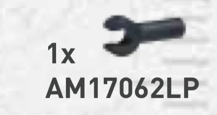 Connector: pin, short with clip in Gray, Charcoal