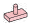 Tile Modified 1 x 2 with Vertical Bar Peg / Joystick