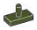 Tile Modified 1 x 2 with Vertical Bar Peg / Joystick in Dark Green, Military
