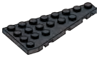 Wedge Plate 4 x 8, Left in Metal, Iron (Metallic)