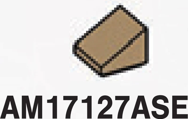 Slope 36 1 x 1 in Brown, Teak