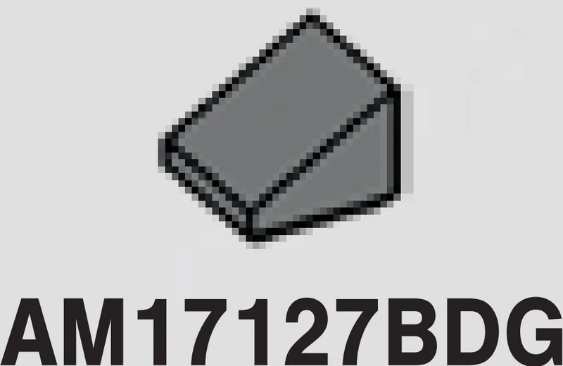 Slope 36 1 x 1 in Gray, Dark (Flake)