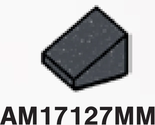 Slope 36 1 x 1 in Gray, Dark (Metallic)