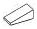 Slope brick 25 1 x 2 in White, Eggshell