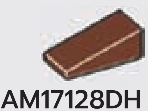 Slope brick 25 1 x 2 in Brown