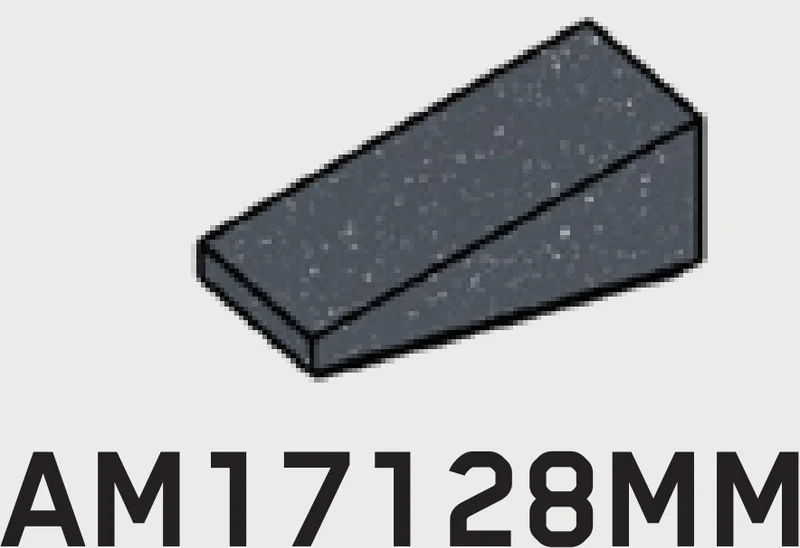 Slope brick 25 1 x 2 in Gray, Dark (Metallic)